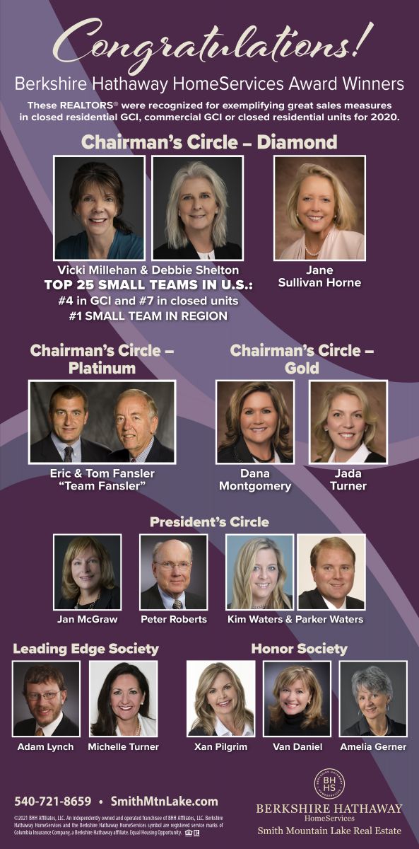 2020 BHHS Network Award Winner Ad